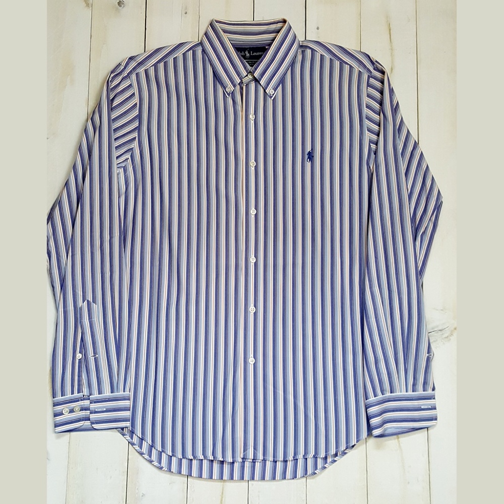 Ralph Lauren Custom Fit Dress Shirt 16-1/2 34/35
